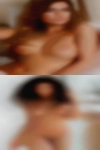 Group naked girls standing